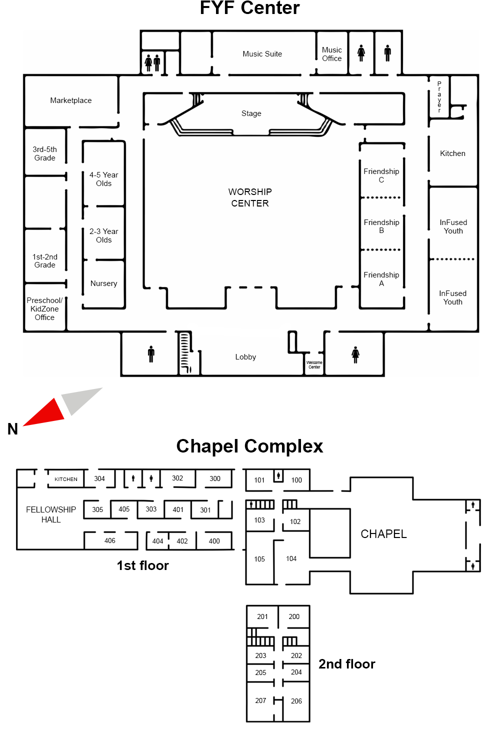 EMCC Campus Map